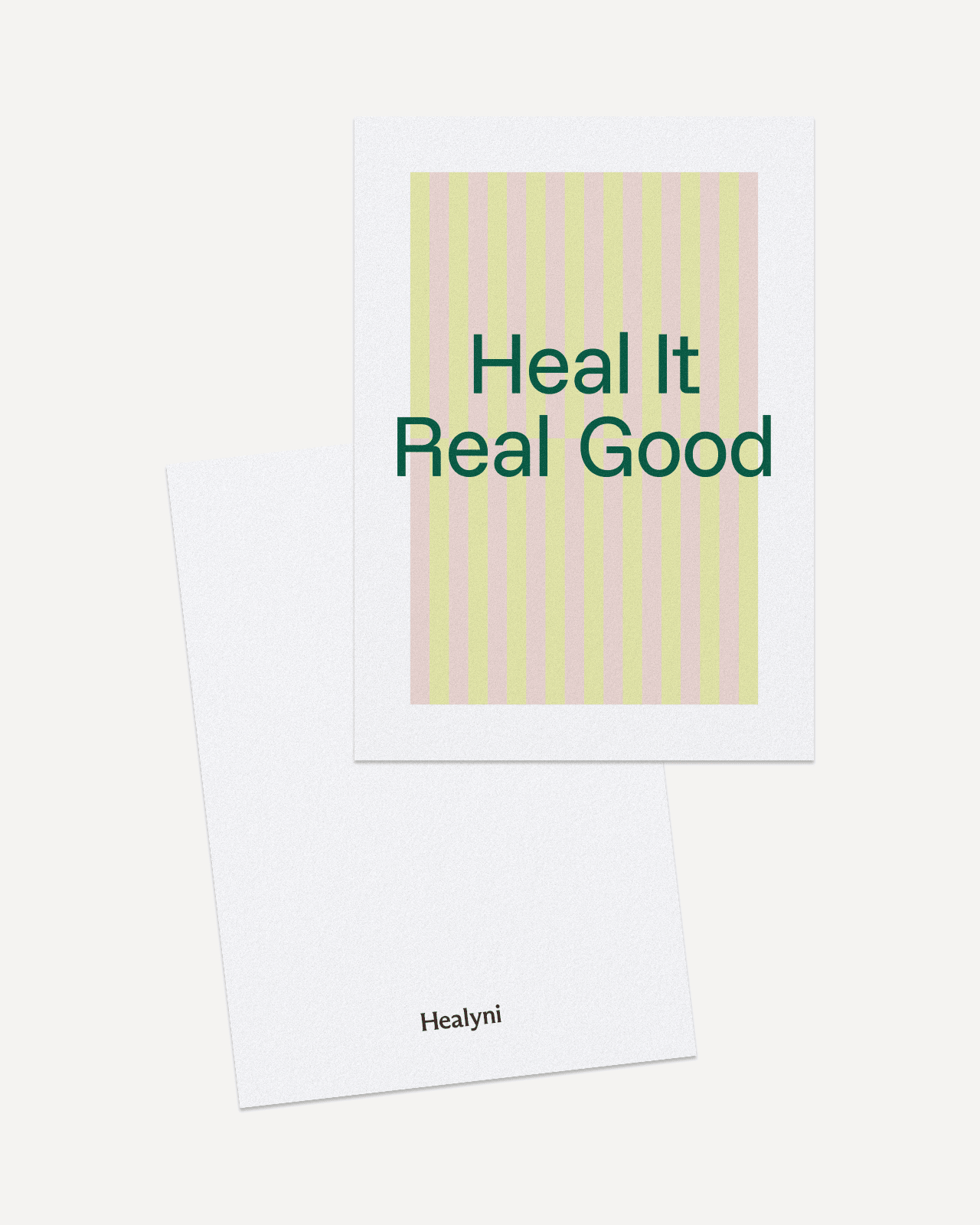 KARTE HEAL IT - Healyni Grußkarte Narbenpflege