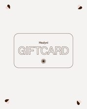 Healyni Gift Card Vorderseite – Gutschein für die Scar Care Formula, einlösbar im Healyni Online-Shop